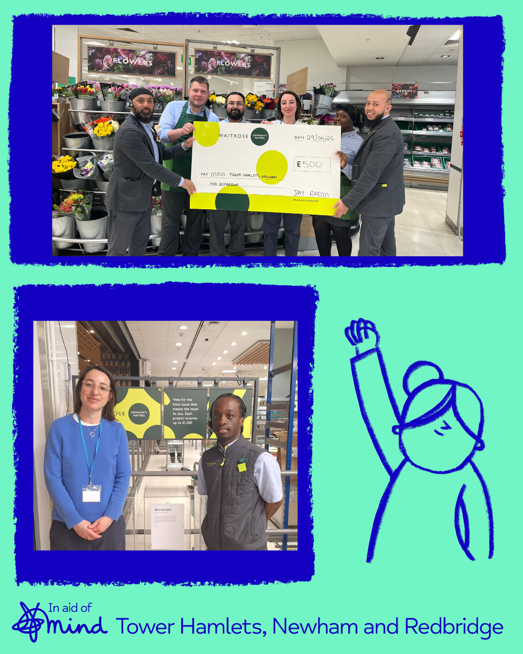 A huge thank you to Waitrose and Partners